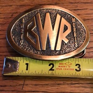 Vintage 1981-1982 Solid Brass belt buckle
